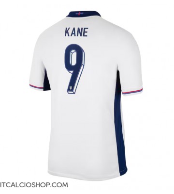 Inghilterra Harry Kane #9 Prima Maglia Europei 2024 Manica Corta